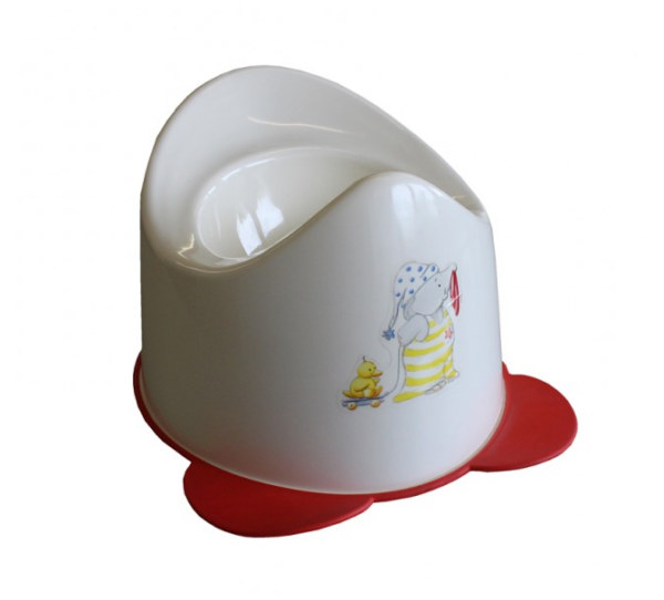 Горщик червоний і жовтий