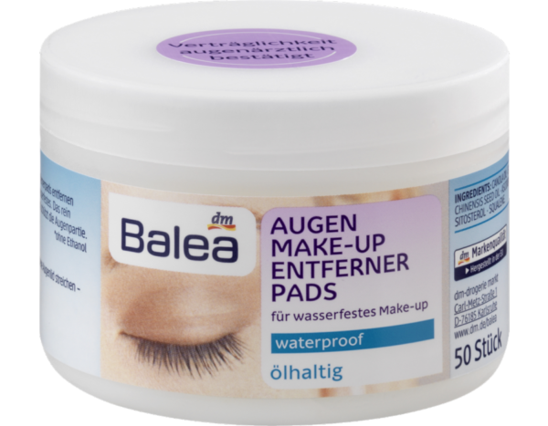 подушечки для зняття макіяжу Balea Augen Makeup Entferner Pads ölhaltigподушечки для зняття макіяжу Balea Augen Makeup Entferner Padsподушечки для зняття макіяжу Balea Augen Makeup Entferner Padsподушечки для зняття макіяжу Balea Augen Makeup Entferner Pads