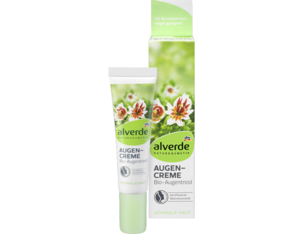 Крем проти зморшок Alverde augencreme augentrost Крем проти зморшок Alverde augencreme augentrost