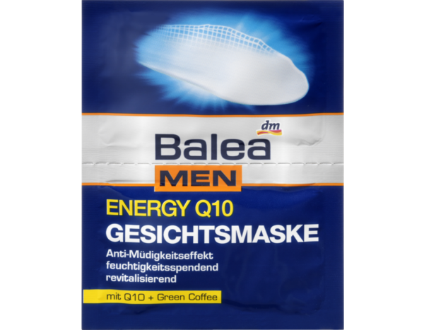 маска для обличчя Balea MEN energy Q10 Gesichtsmaskeмаска для обличчя Balea MEN energy Q10 Gesichtsmaske