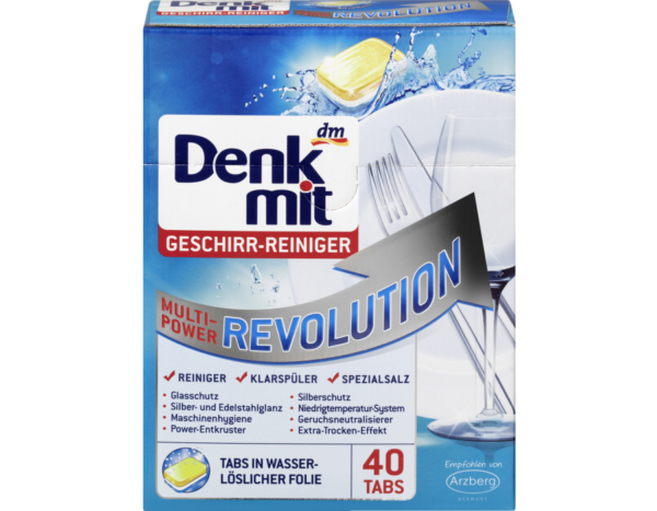 таблетки для посудомийки Denkmit G-R Multi-Power Revolutionтаблетки для посудомийки Denkmit G-R Multi-Power Revolutionтаблетки для посудомийки Denkmit G-R Multi-Power Revolutionтаблетки для посудомийки Denkmit G-R Multi-Power Revolution