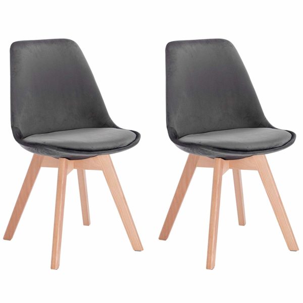 Стілець з оксамиту BH132 (Чорний)Стілець з оксамиту BH132 (Чорний)