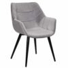 Стілець з оксамиту BH148 (Сірий)Стілець з оксамиту BH148 (Сірий)