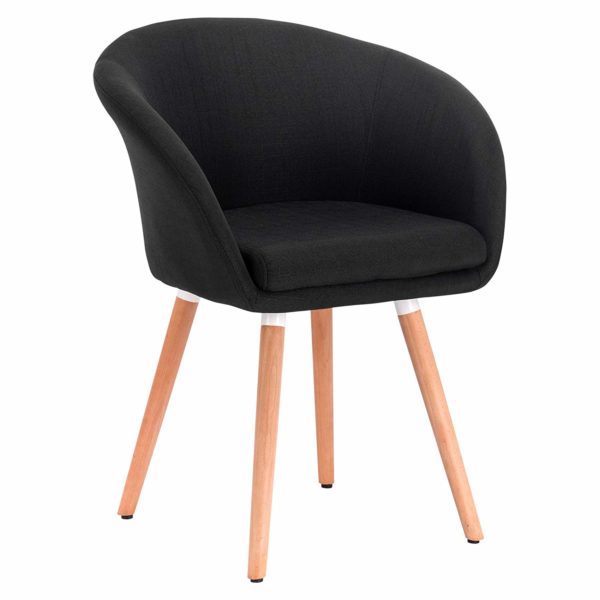 Стілець з підлокітником і спинкою BH74 (Чорний)Стілець з підлокітником та спинкою BH74 (Чорний)