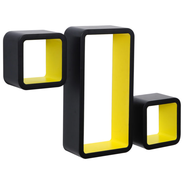 Набір із 3 настінних полиць RG9248 ЖовтийНабір із 3 настінних полиць RG9248 ЖовтийНабір із 3 настінних полиць RG9248 ЖовтийНабір із 3 настінних полиць RG9248 Жовтий