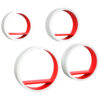 Набір із 4 настінних круглих полиць RG9231 (Червоний)Набір із 4 настінних круглих полиць RG9231 (Червоний)Набір із 4 настінних круглих полиць RG9231 (Червоний)Набір із 4 настінних круглих полиць RG9231 (Червоний)