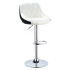 Барний стілець Berlin BS187 Білий з чорним