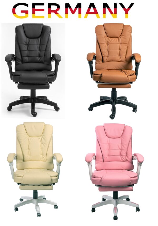 Офісне крісло для керівника з підставкою для ніг Сучасний дизайн еко-шкіра до 120кг ts-bs707Офісне крісло для керівника з підставкою для нігОфісне крісло для керівника з підставкою для нігОфісне крісло для керівника з підставкою для ніг