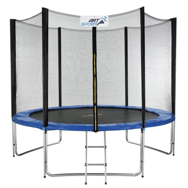 Вуличний батут Jampino Ø 305 см синій