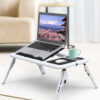 Підставка під ноутбук з охолодженням Мобільний столик для комп'ютера