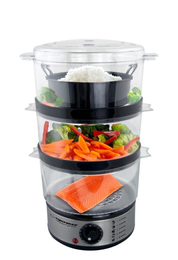 Пароварка Скороварка Рисоварка Esperanza STEAM VOLCANO 7,5 л