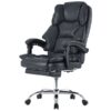 Офісне крісло м'яке з підставкою для ніг Trisens BS12 чорний НімеччинаОфісне крісло м'яке з підставкою для ніг Trisens BS12 чорний Німеччина