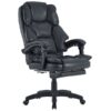 Офісне крісло м'яке з підставкою для ніг Trisens BS11 чорний НімеччинаОфісне крісло м'яке з підставкою для ніг Trisens BS11 чорний Німеччина